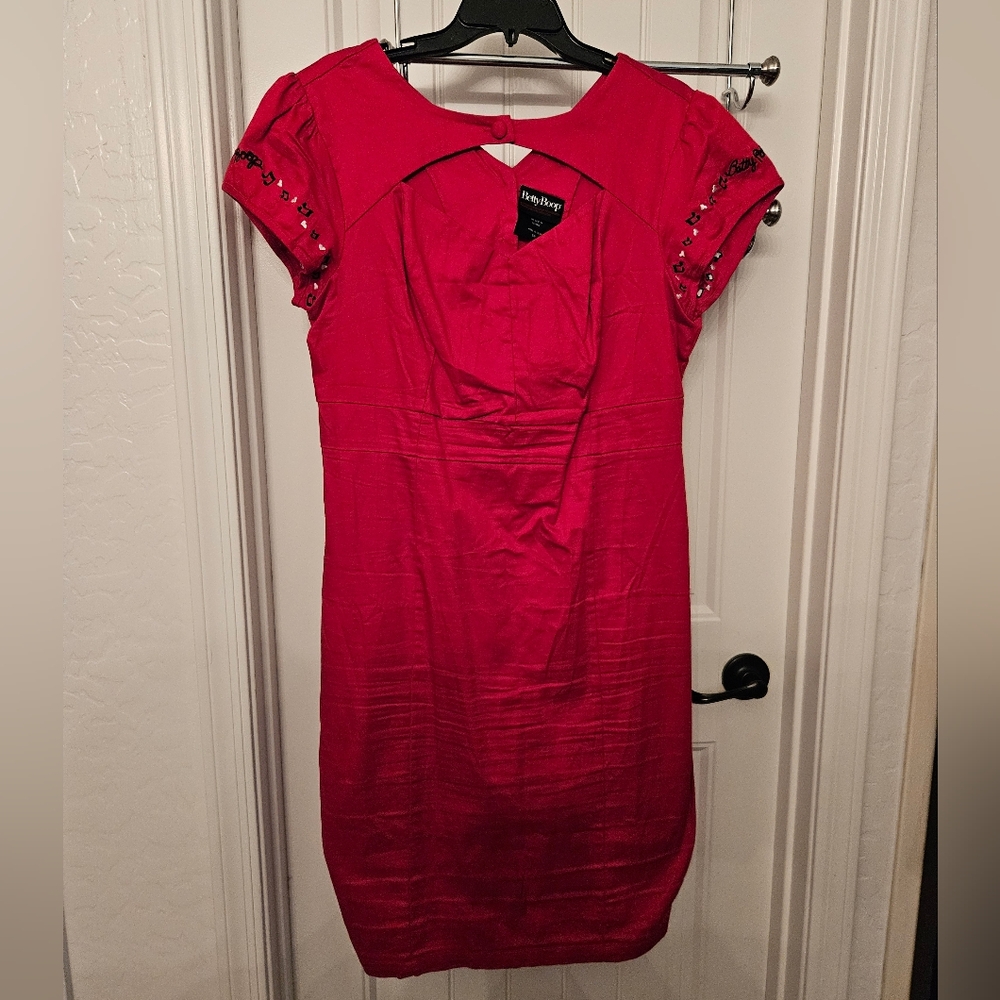 Betty Boop, Vintage Style, Red Dress. Size 12.
